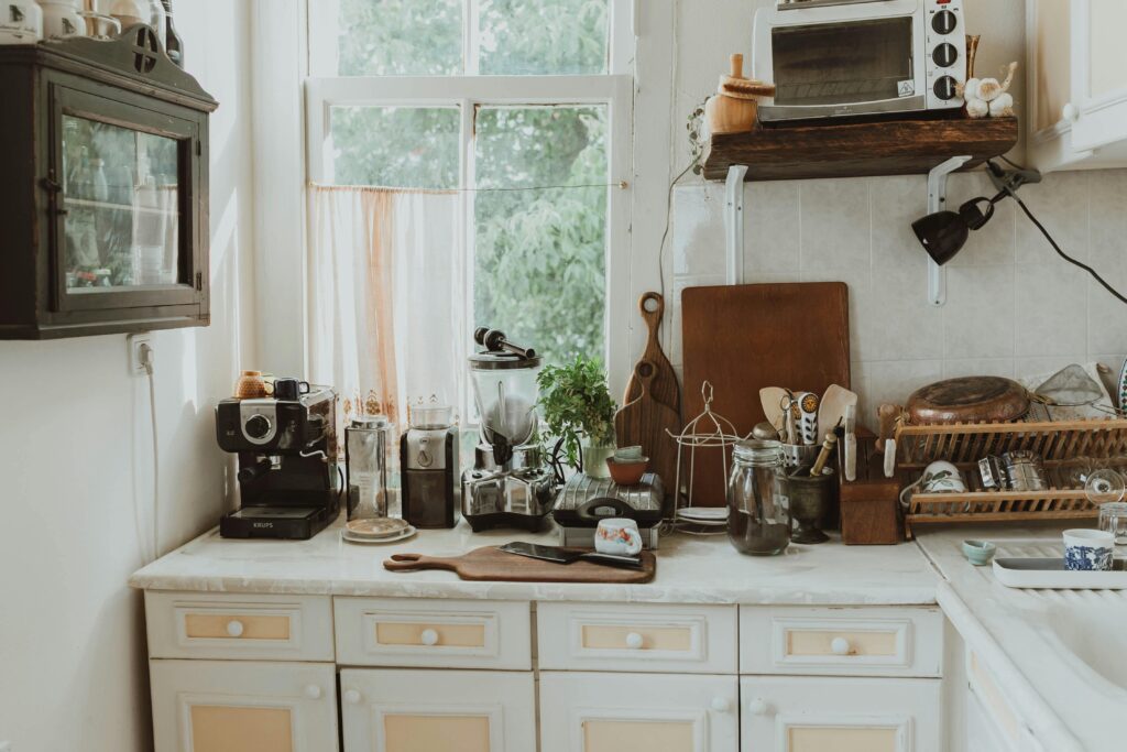 clean compact kitchen